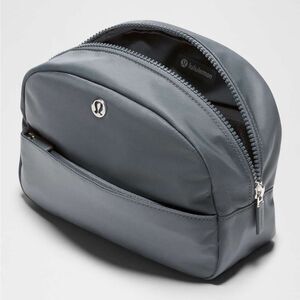 NWT Lululemon Large Double-Zip Go Getter/ City Essentials Pouch 4L - Oil Grey